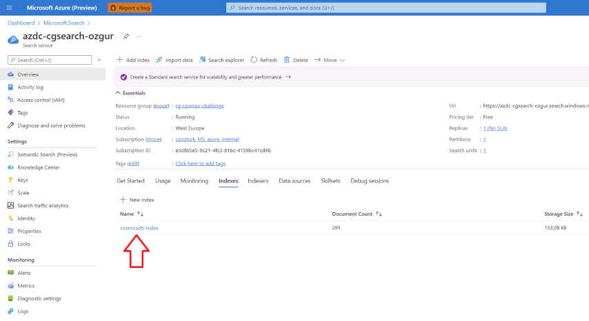 Create Azure Search 12