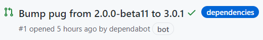 Pull request that was opened automatically byDependabot