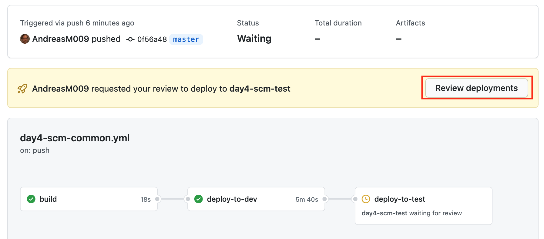 GitHub Day4 common waiting