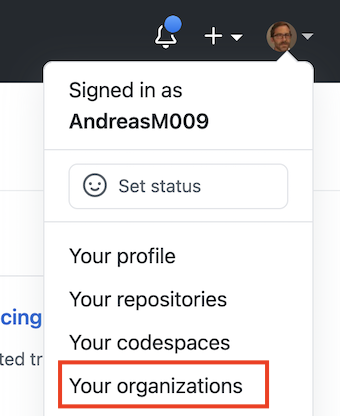 GitHub Your organizations