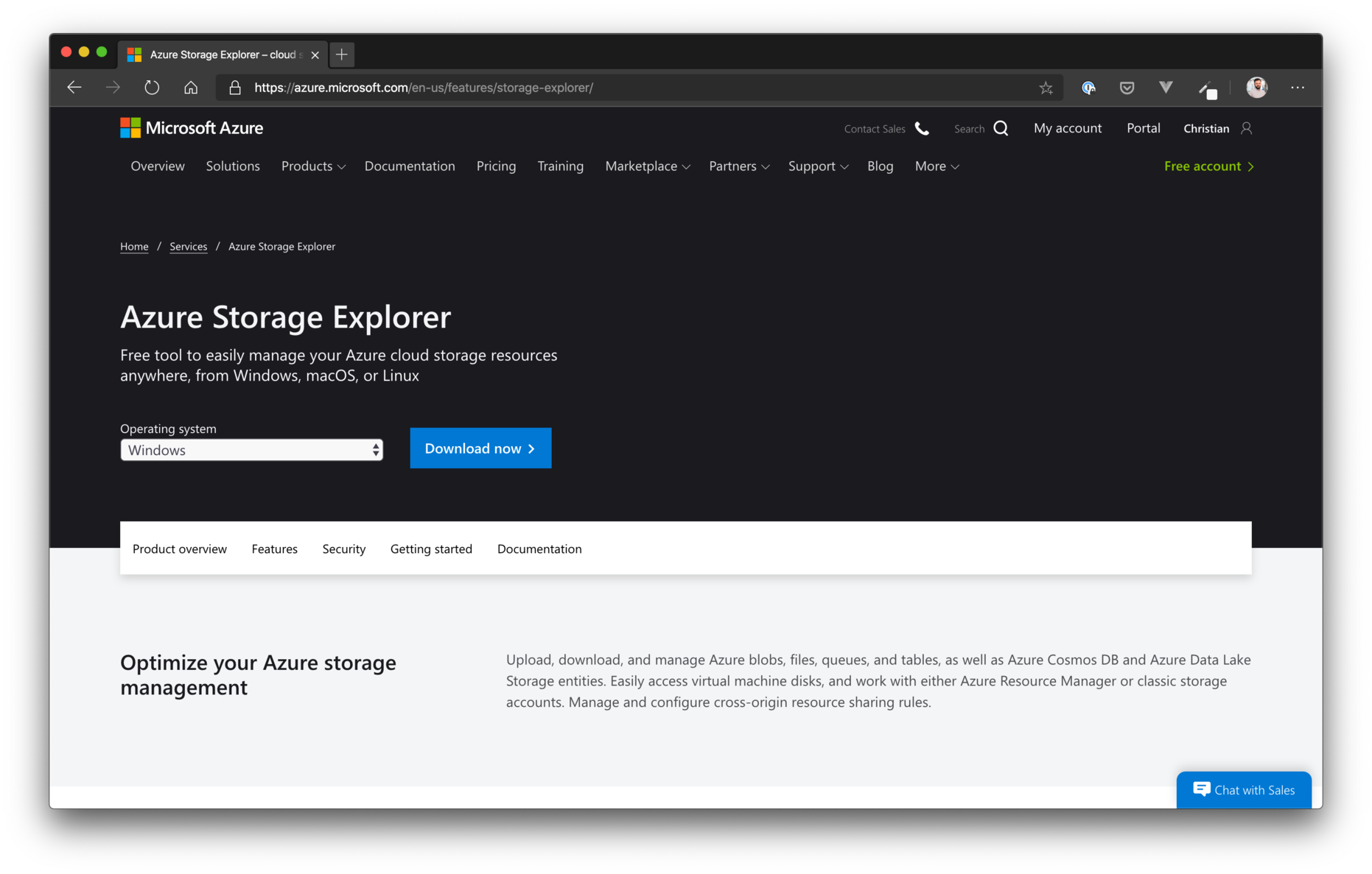 Azure Storage Explorer